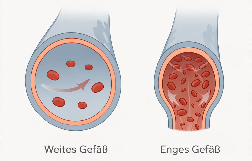 Blutgefäße und Blutdruck: So wirken Gefäße auf den Blutdruck